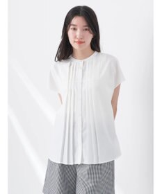 earth music&ecology タックデザインブラウス