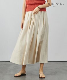 BEIGE， AURAY / ギャザースカート