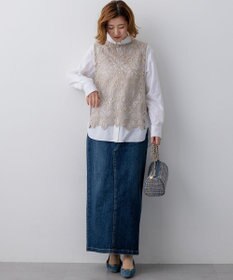 23区 【一部先行予約/VERY掲載】CANCLINI シャーティング ベーシックシャツ