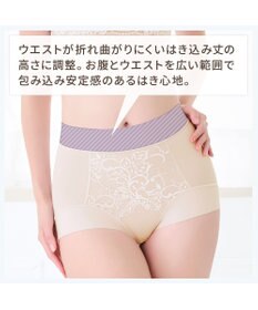 BRADELIS New York 【BRADELIS NewYork peace】綿混フィットレースショーツ25 深め 補正下着 ヒップアップ 美尻