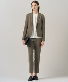 ICB L 【UVカット・洗える】ウール2WAYストレッチ スティックパンツ