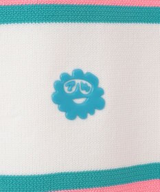 PW CIRCULUS 【WOMEN】【洗える/イージーケア】ロゴ ボーダー ニット ゴルフウェア レディース