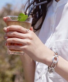 Tiaclasse サークルチェーンブレスレット