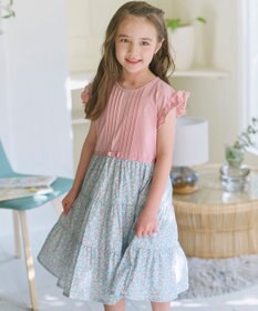 組曲 KIDS 【150-160㎝】 petit marguerite ドッキングワンピース