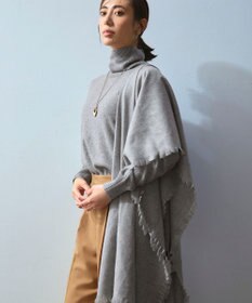 23区 ピュアカシミヤ フリンジ ストール