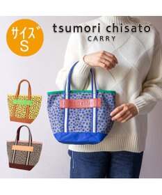 tsumori chisato CARRY コットンポルカドット ハンドバッグ Sサイズ