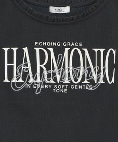 earth music&ecology フリルロゴノースリーブプルオーバー