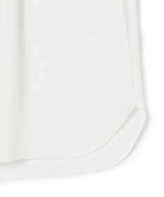 23区 L 【洗える】バックサテンアムンゼン バイカラー ボウタイ ブラウス