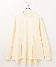 #Newans 〈亀恭子さんコラボ〉パネルタックAラインブラウス