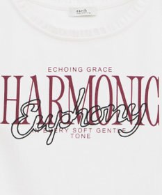 earth music&ecology フリルロゴノースリーブプルオーバー