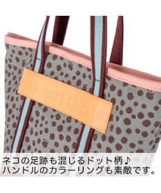 tsumori chisato CARRY コットンポルカドット ハンドバッグ Sサイズ