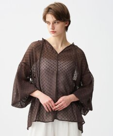 uncrave シアードットジャガード ブラウス