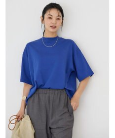 AMERICAN HOLIC モックネック５分袖カットプルオーバー