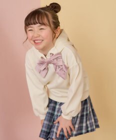 ANY KIDS フード付き ダンボール トレーナー