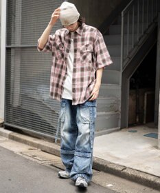 WEGO イージーマルチポケットデニムカーゴ