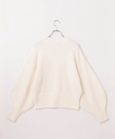 #Newans 【洗える】クロップドバルーンボリュームスリーブニット