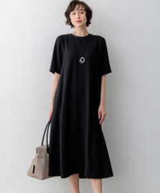 23区 S ストレッチジョーゼット フレアワンピース