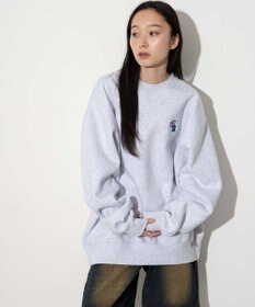WEGO 【ユニセックス着用ITEM/裏起毛】別注BENDAVISワンポイントプルオーバー