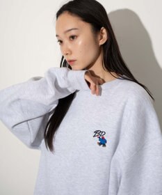 WEGO 【ユニセックス着用ITEM/裏起毛】別注BENDAVISワンポイントプルオーバー