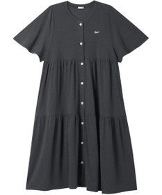 tsumori chisato SLEEP ツモリチサト ワンピース 5分袖 半袖 ルームウエア 綿混ベア天竺 ロング丈(ふくらはぎ付近) レディース UNT156 /ワコール