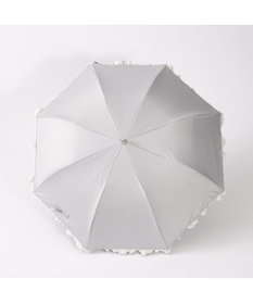 UNBILLION カシュネ cachenez / 【晴雨兼用】【日傘】 【UV カット率99.999.9％以上】PUバイカラーフリルトップレス折りたたみ傘