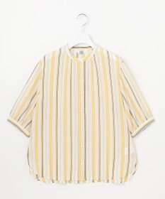 J.PRESS LADIES L 【洗える】ランダムストライプ ブラウス