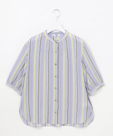 J.PRESS LADIES 【洗える】ランダムストライプ ブラウス