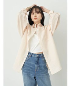 earth music&ecology サッカーストライプボーイズライクシャツ