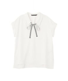 YECCA VECCA 2wayストライプリボンブラウス