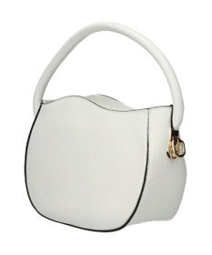 INTER-CHAUSSURES 【ANDREA CARDONE】ウェーブカットレザーハンドバッグ