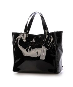 UNBILLION カシュカシュ cachecache / ソフトエナメルスクエア手提げトートS