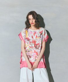 GRACE CONTINENTAL スカーフポンチョトップ