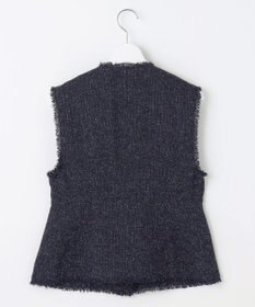 Feroux 【セットアップ対応】春ツイード コンパクトジレ