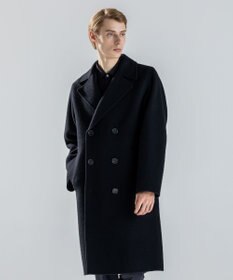 JOSEPH HOMME 【LEON掲載】【新素材】ウールキャメルリバー　ダブルブレストチェスターコート