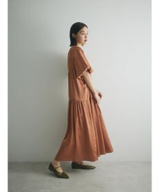 Green Parks armonia．ティアード切り替えワンピース