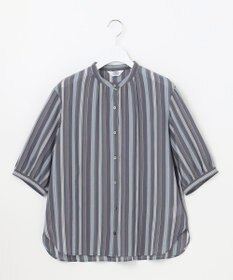 J.PRESS LADIES L 【洗える】ランダムストライプ ブラウス