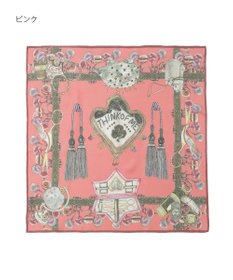 MOONBAT SWASH LONDON(スウォッシュロンドン） シルクツイルスカーフ THINK OF ME 68×68cm 日本製