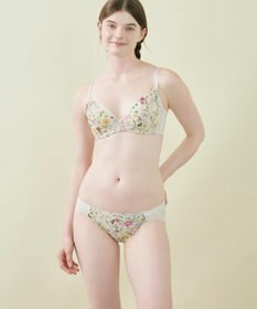 une nana cool MADE WITH LIBERTY FABRIC さあわたし レース 脇高ブラジャー