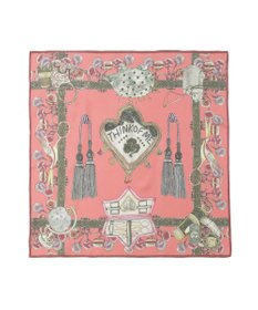 MOONBAT SWASH LONDON(スウォッシュロンドン） シルクツイルスカーフ THINK OF ME 68×68cm 日本製