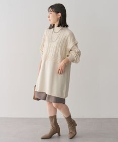 Green Parks ケーブルドッキングニットチュニック