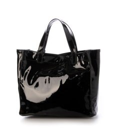 UNBILLION カシュカシュ cachecache / ソフトエナメルスクエア手提げトートS