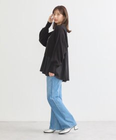 earth music&ecology ドッキングプリーツニット