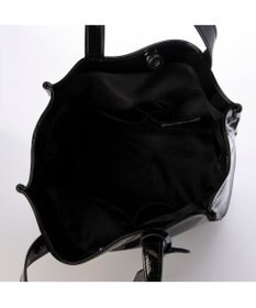 UNBILLION カシュカシュ cachecache / ソフトエナメルスクエア手提げトートS