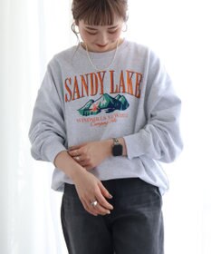 AMERICAN HOLIC 刺繍裏毛プルオーバー