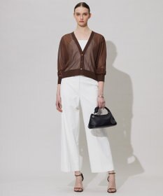 ICB 【接触冷感・UVカット・透け防止・吸水速乾・洗える】 シェルタリングドライオックス ワイドパンツ