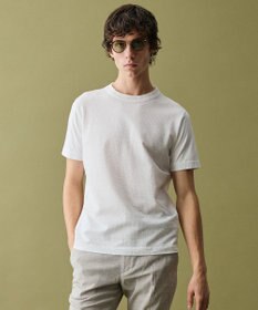 JOSEPH ABBOUD 【オーガニックコットン使用・日本製・26SS新色】JOEコットンサッカークルーネック Tシャツ