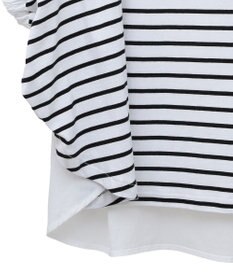 AMERICAN HOLIC 異素材ドッキングドルマンプルオーバー