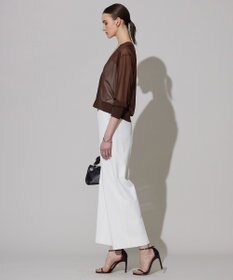 ICB 【接触冷感・UVカット・透け防止・吸水速乾・洗える】 シェルタリングドライオックス ワイドパンツ