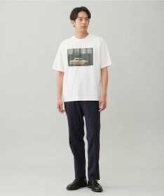 UNFILO MENS 【OCEANS 雑誌・web・YouTube 掲載】WOOL TOUCH 機能美パンツ スリム【東レ開発のウール見え高機能素材】