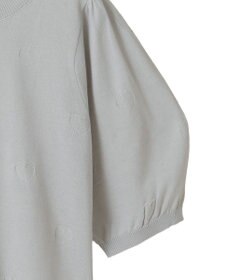 Green Parks ・ｓｗｉｎｇ　ｂｙ　ハート柄クルーニット